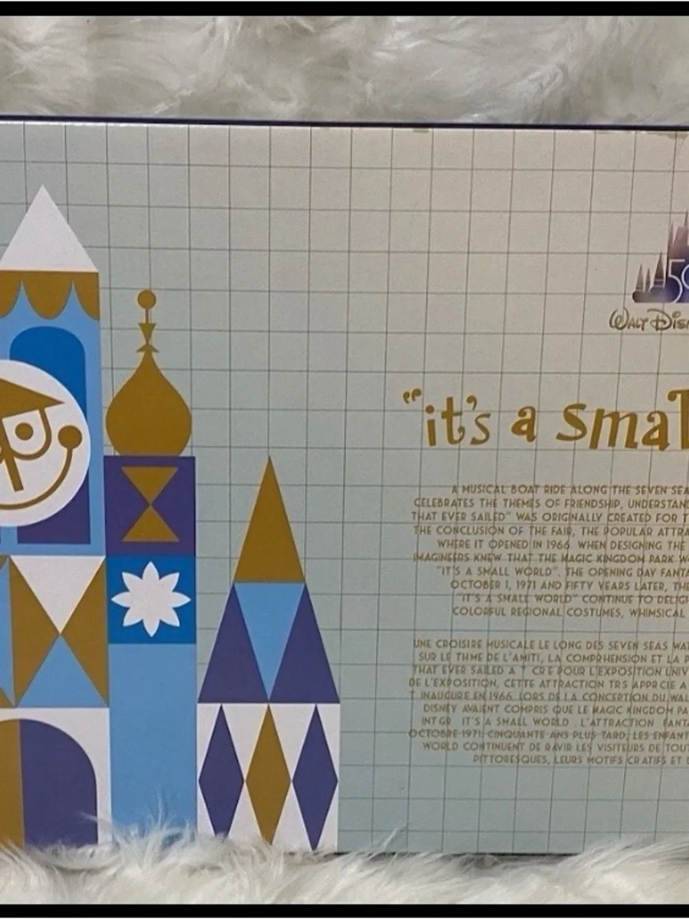 Walt Disney World 50th Anniversary “It’s A Small World” 10” Collectible Set. NIB